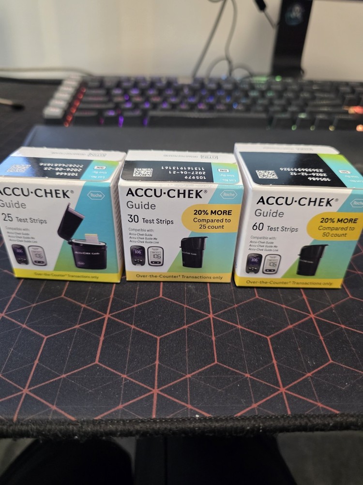 AccuChek Guide 115ct Test Strips NEW Sealed