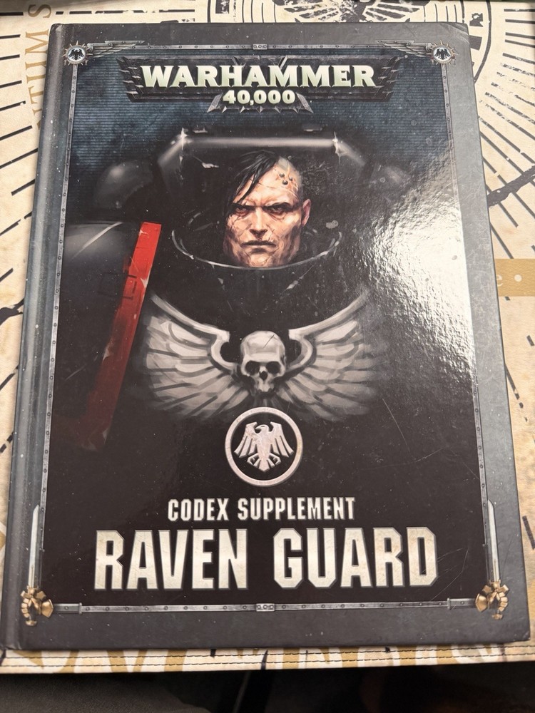 Warhammer 40k, Raven Guard Codex Supplement, Hardback Edition, Games Workshop