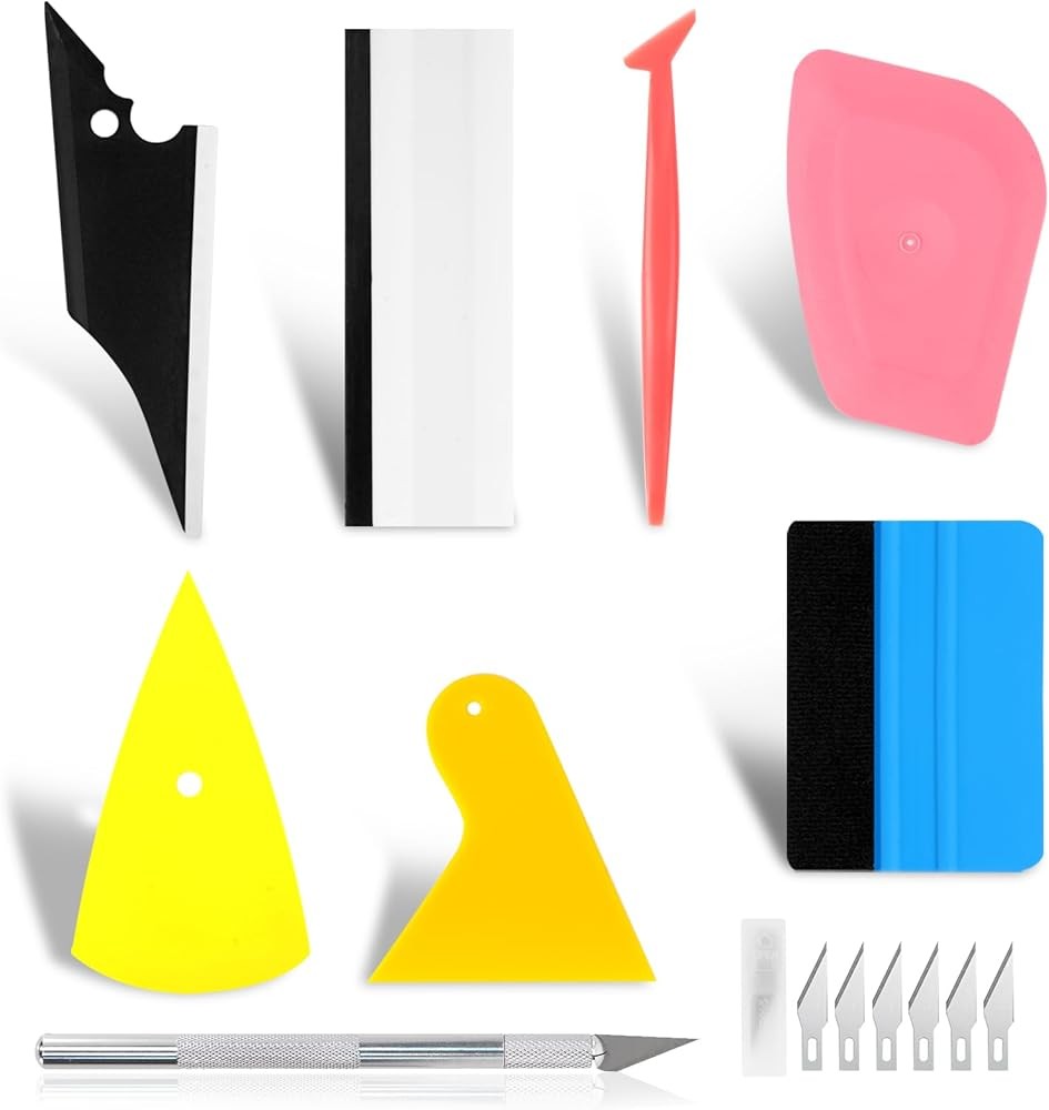 Car Window Tint Tools Kit, Profal Vinyl Wrap Tool,
