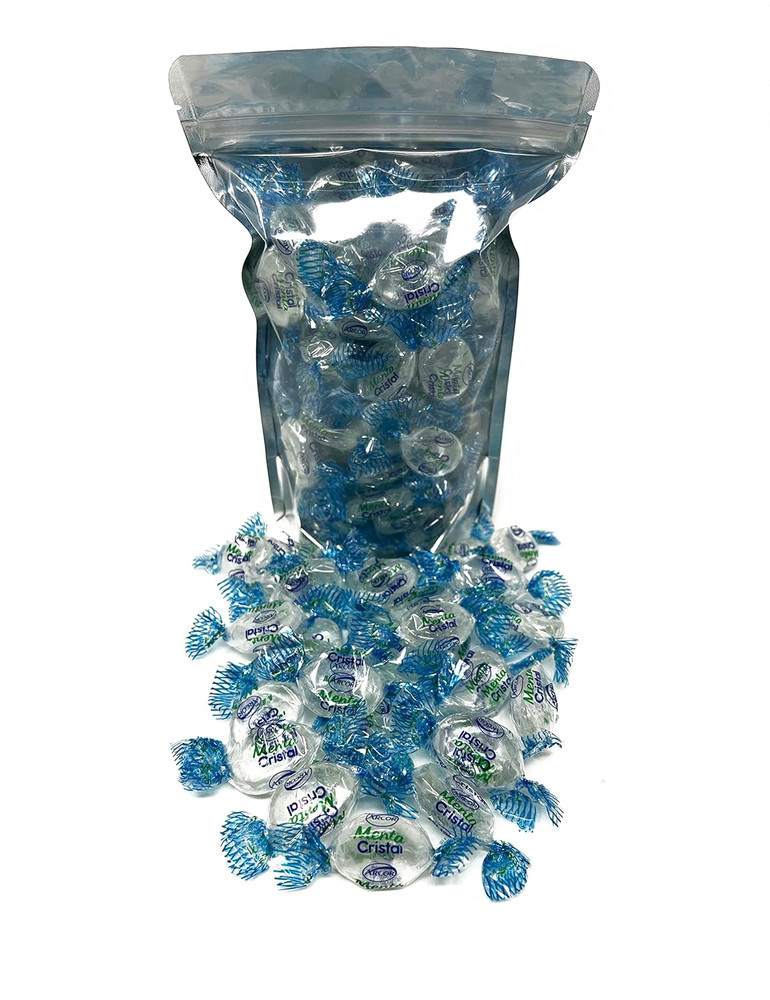 Crystal Clear Mints - 1 Lbs - Clear Refreshing and Elegant after Dinner Mint Har