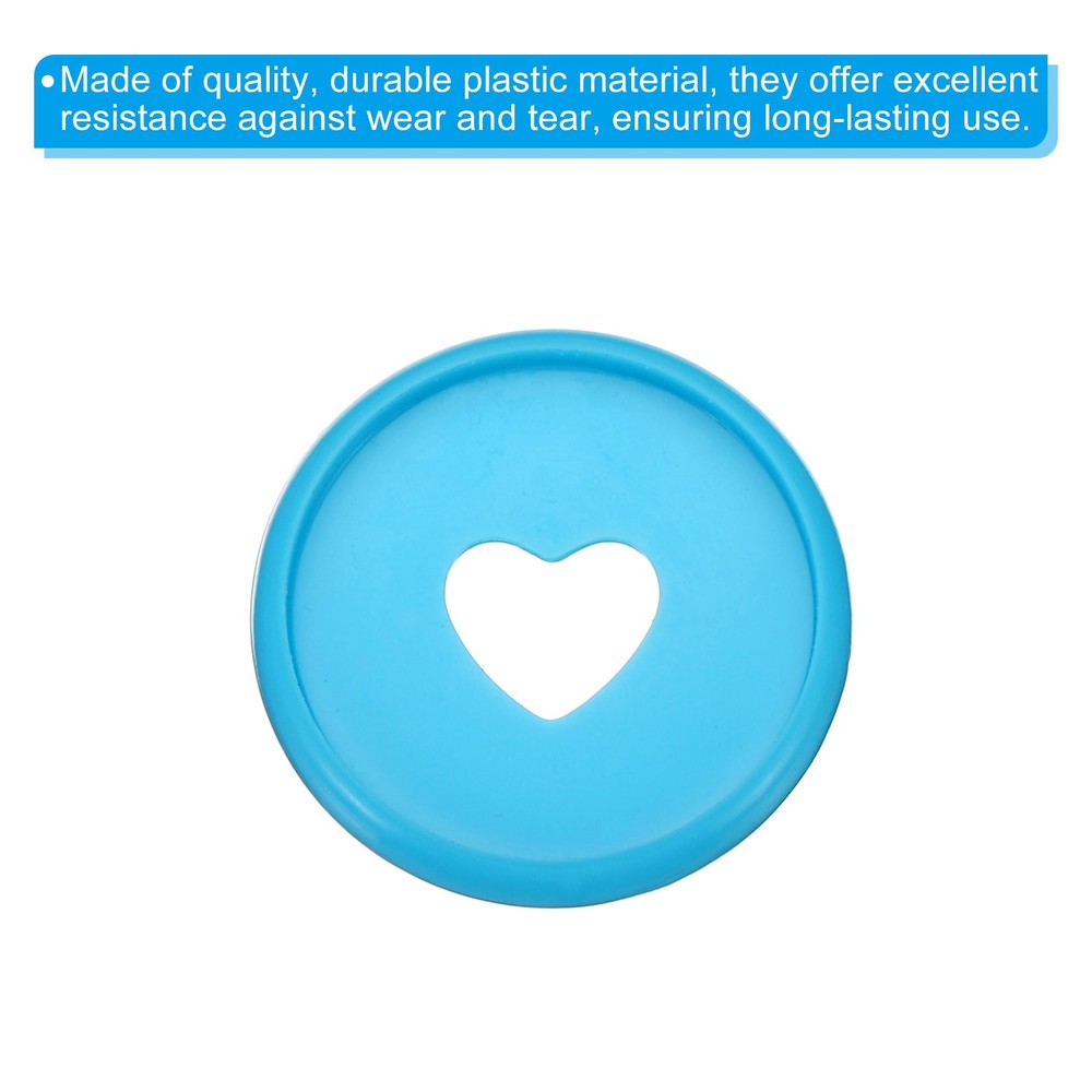 28mm Book Binding Discs 22pcs Discbound Expansion Discs Heart, Blue