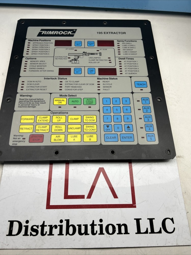 Rimrock 195  Extractor Screen