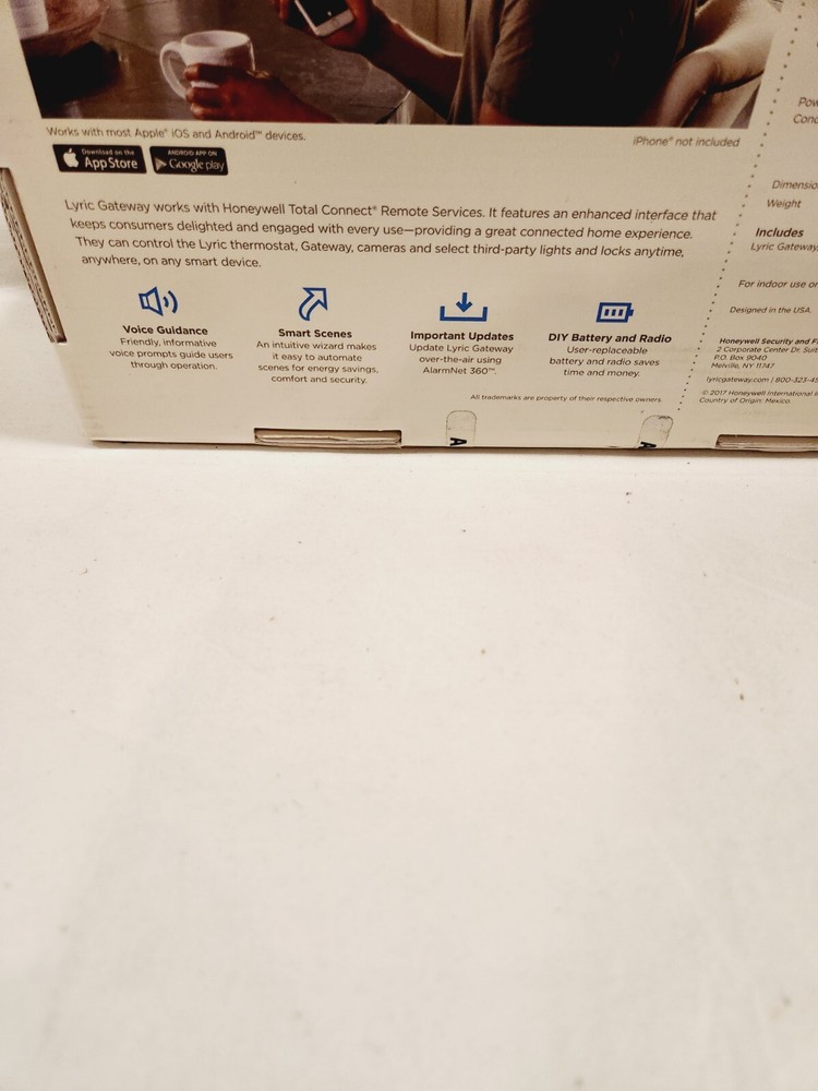 Honeywell Lyric Gateway Security And Home Control System