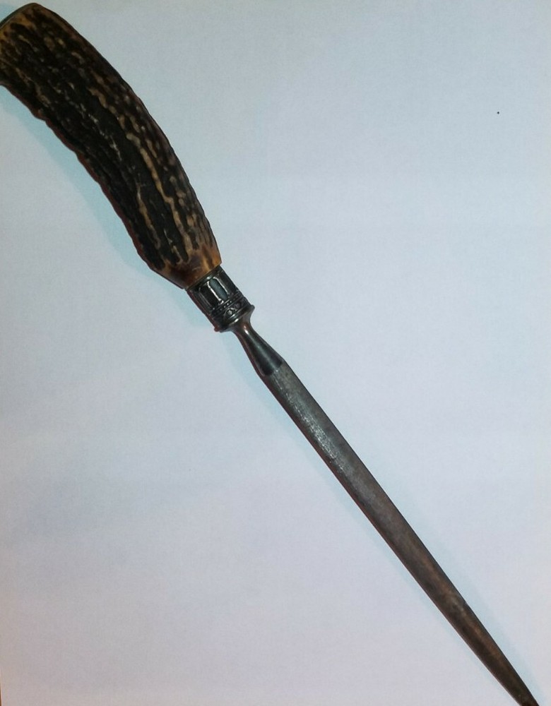 Beautiful Vintage Antler Handled File Rasp Tool Metalwork