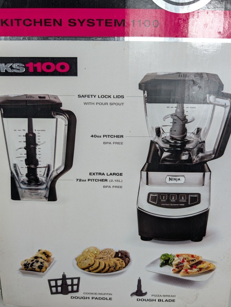 Ninja Kitchen System 1100 Blender & Food Processor Combo in Original Box