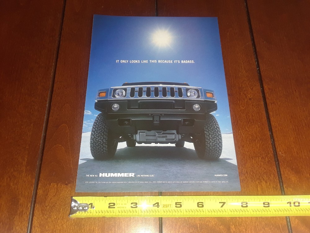 2003 HUMMER H2 ORIGINAL AD