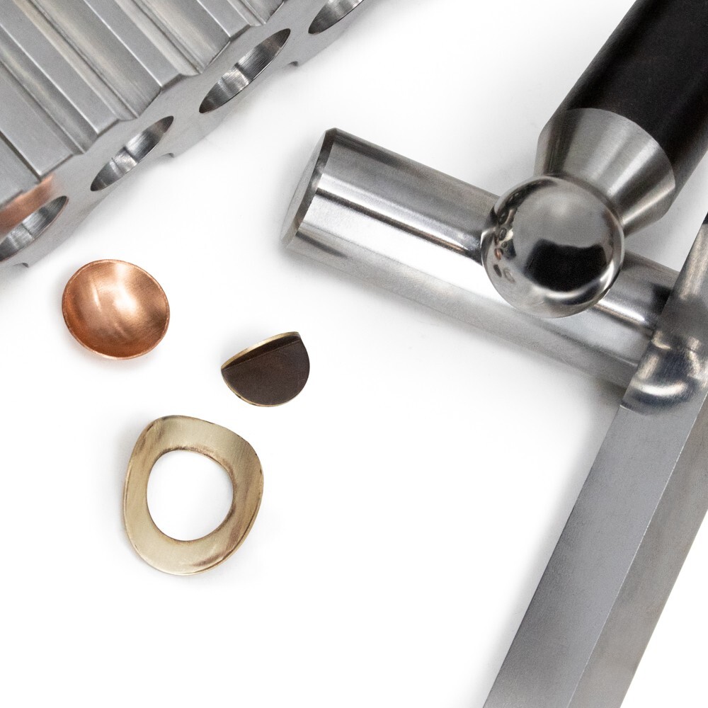 Dapping and Forming Set - Oval, Round, and Swage Kit - SFC Tools - 25-636