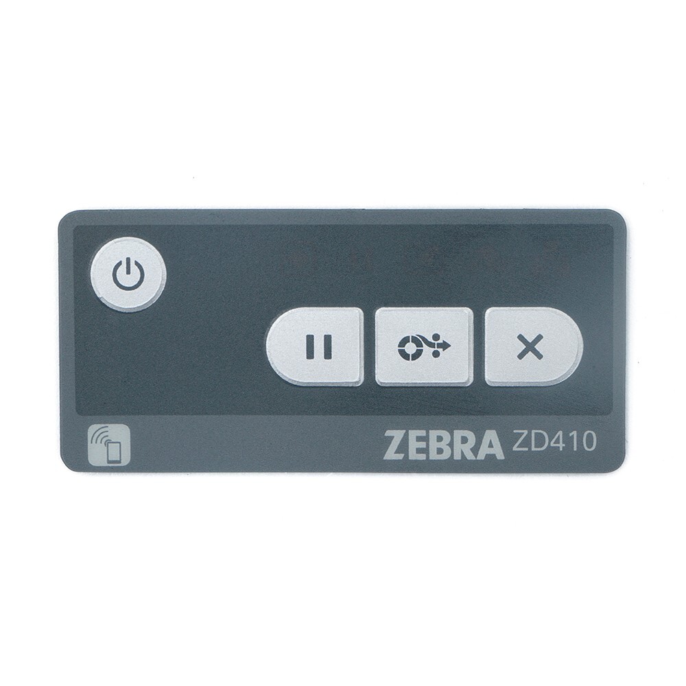 10PCS Keypad Overlay Replacement for Motorola Zebra ZD410 Barcode Printer