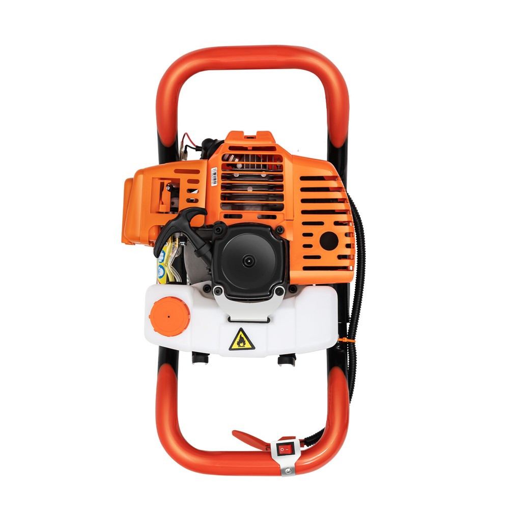 2-stroke Auger Post Hole Digger+3xDrill Bits 52cc Heavy Petrol Post Hole Digger