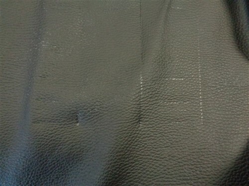 LEATHER HIDE TEXTURED BLACK 85" X 51 3/4"