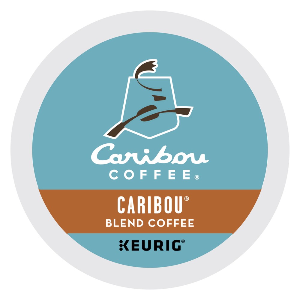 Caribou Blend Coffee, K-Cups, Medium Roast, 96 Count