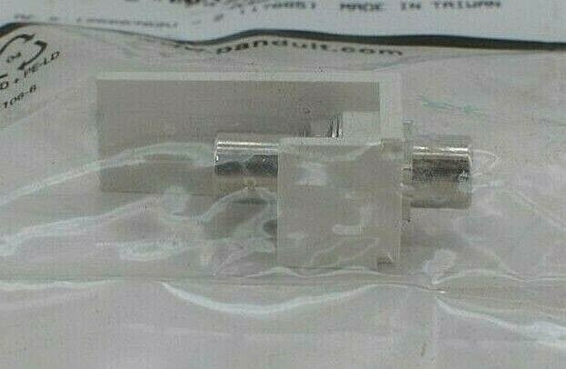 Panduit CMRPYIW Pass Through Coupler with Yellow Insert
