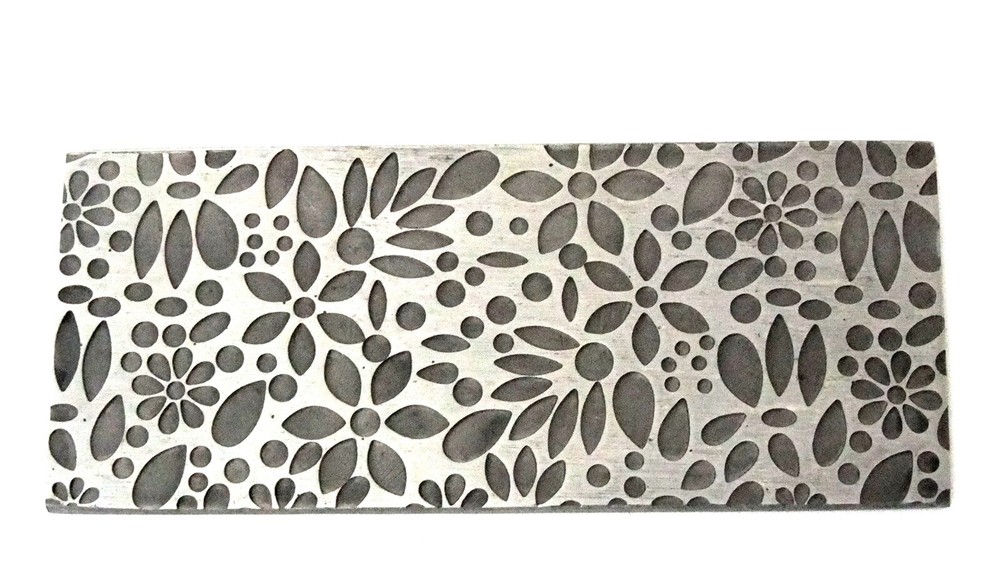 Pattern Texture Plate for Press or Rolling Mill 6 x 2.5 Inch, #59