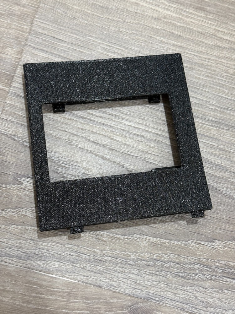 NZXT H1 v1 2020 LCD Mod 3D Printed PSU replacement cover bracket