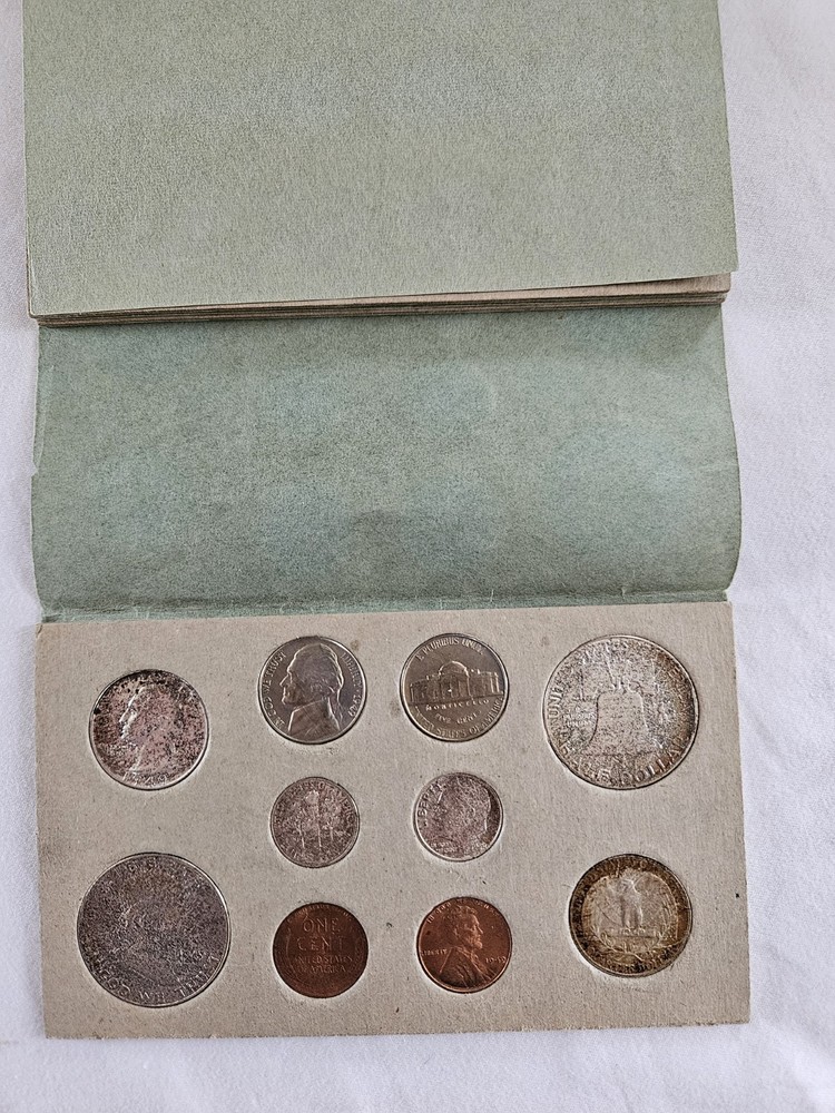 1949 US Double Mint Set PDS Nice Toning Original Packaging UNC