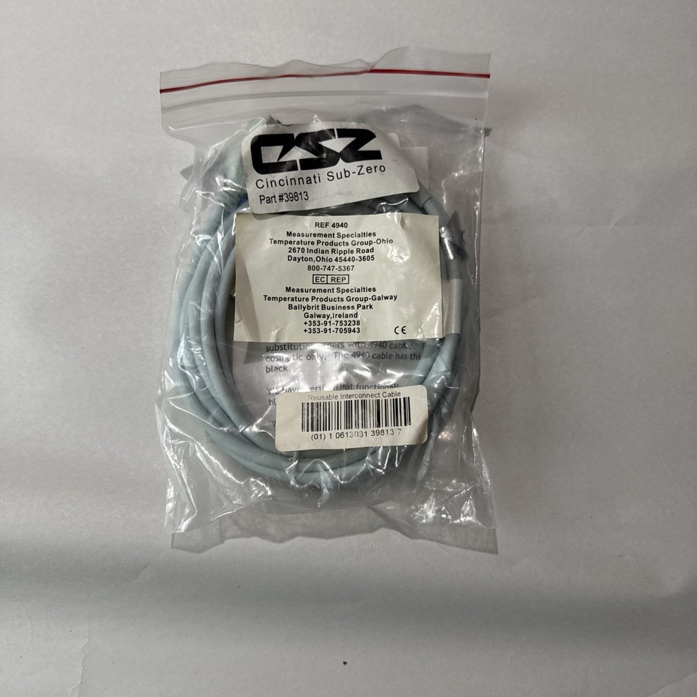 CSZ (ref.4940) Cincinnati sus-zero Measurement Specialties Adaptor Cable.