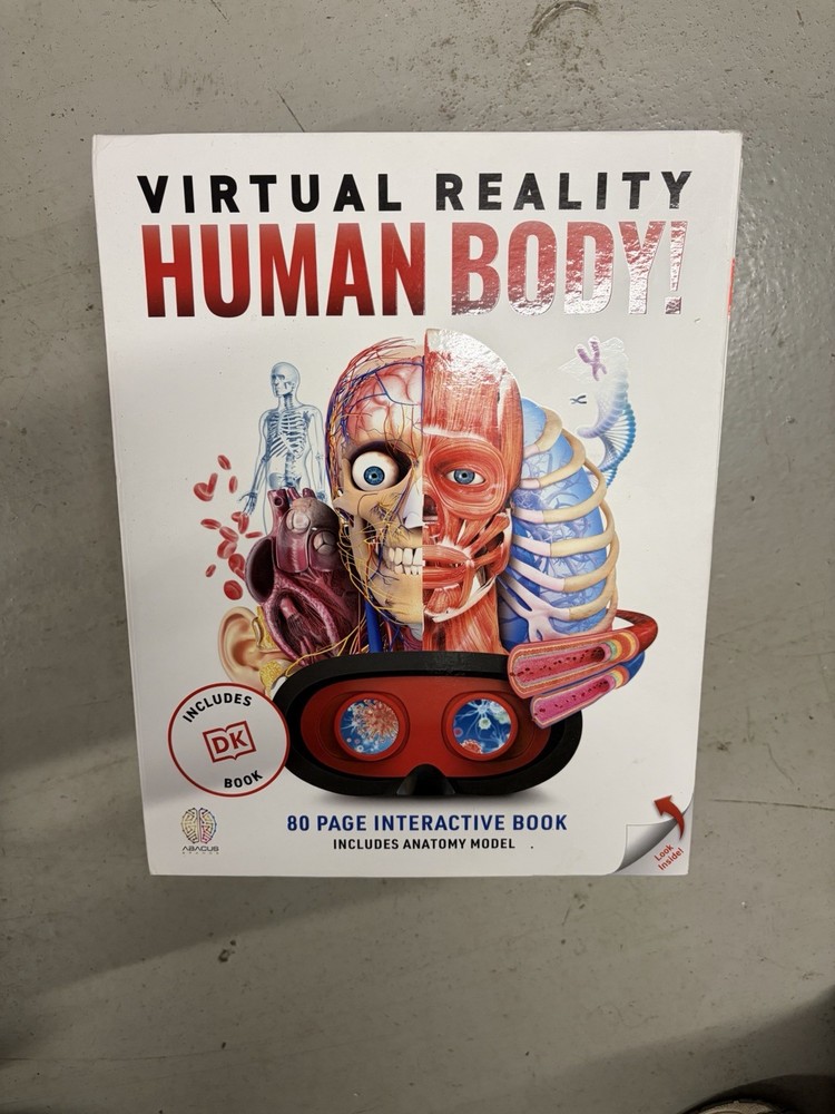 Virtual Reality Human Body VR Book STEM Learning Science Activity Set Education