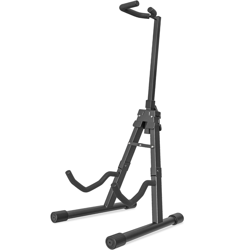 Adjustable Folding Guitar Stand, A-style with Neck Holder, Fully Assembled fo...