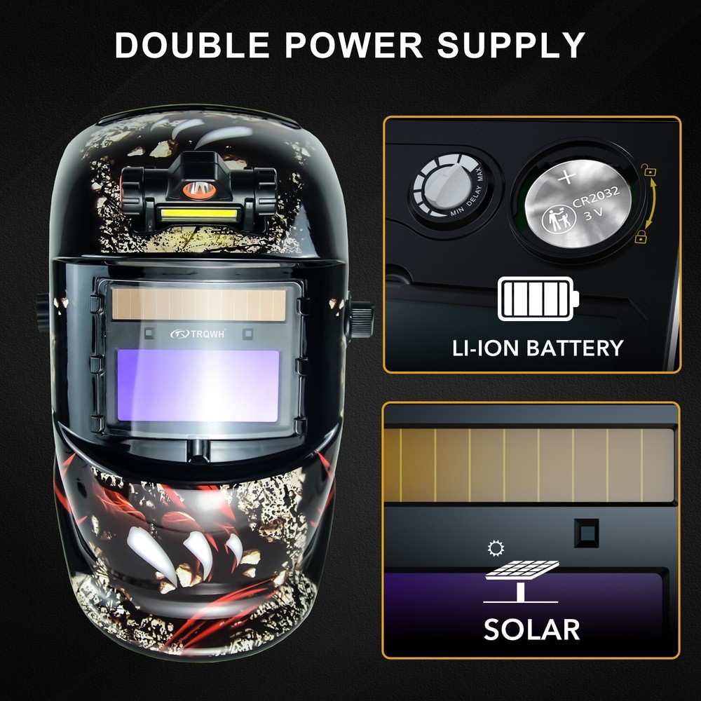 True Color Auto Darkening Welding Helmet