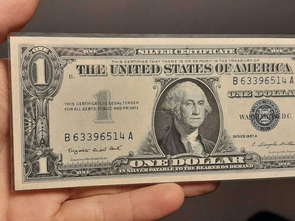 1957 A $1 Silver Certificate Uncirculated