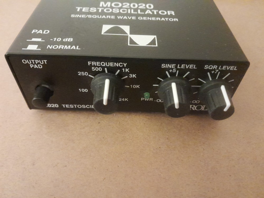 ROLL TESTOSCILLATOR MO2020, UNTESTED, FOR PARTS OR REPAIRS