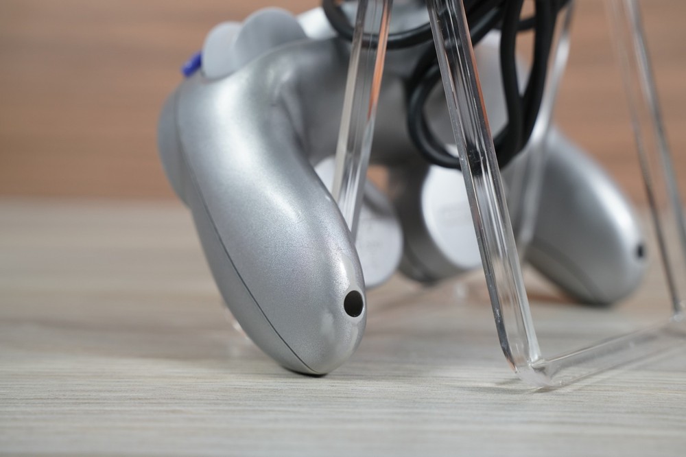 Official OEM Genuine Nintendo GameCube Controller Silver DOL-003 T2 stick