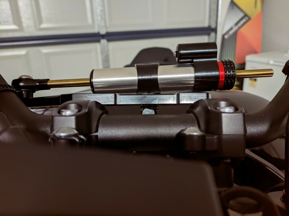 Adjustable Steering Damper Linear Stabilizer Reversed Safety Control Universal