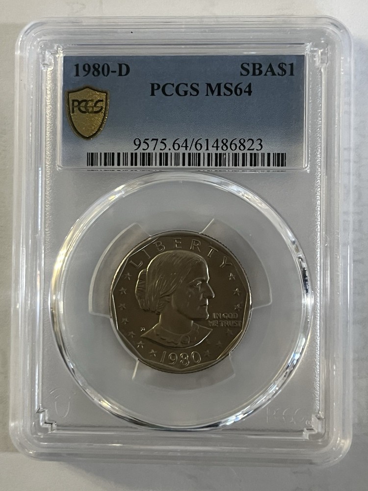 1980-D SBA$1 Susan B. Anthony Dollar
