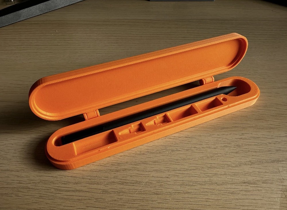 Grey Apple Pen Holder