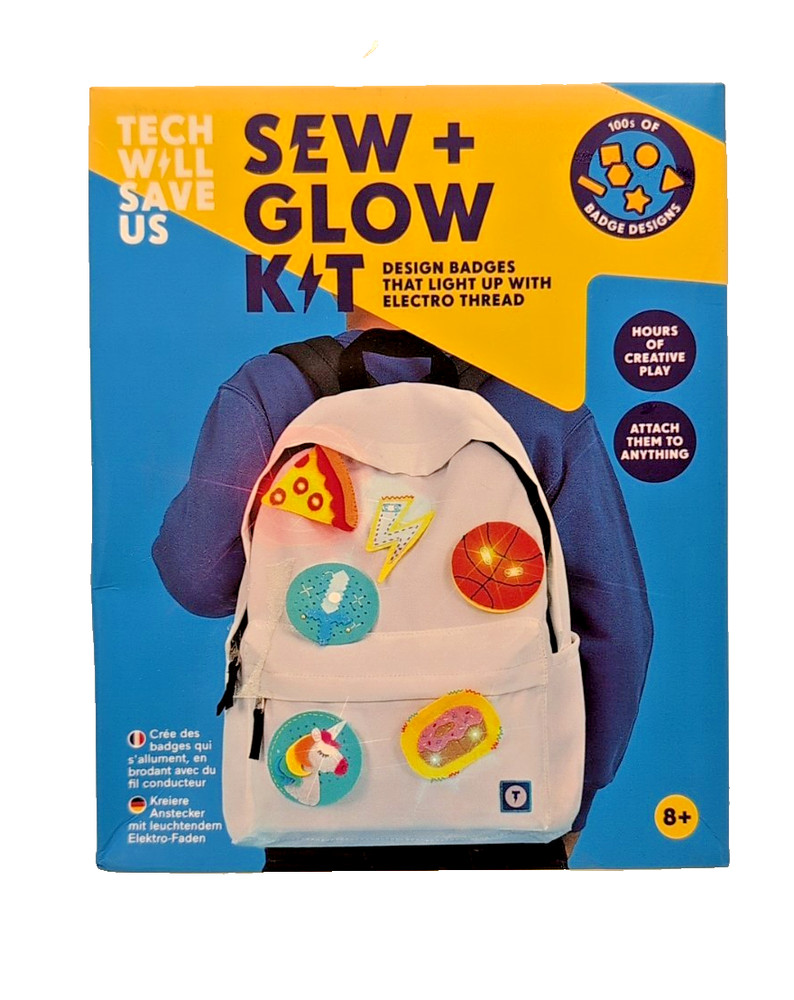 NEW! TECH WILL SAVE US SEW and GLOW KIT Sewing Circuits Electronic STEM ACTIVITY
