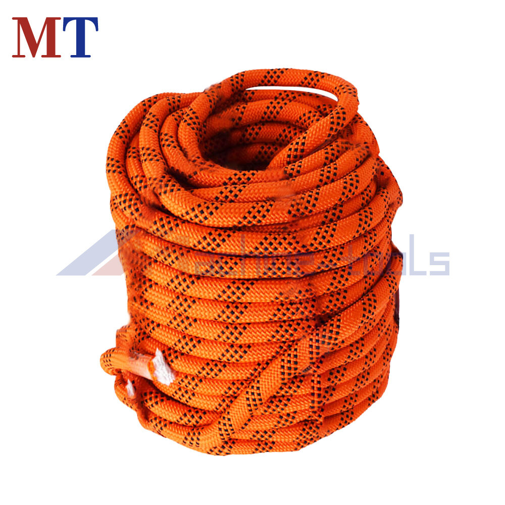 1/2" × 100' Bull Rope Breaking Strength 6180Lbs Double Braid Polyester Rope