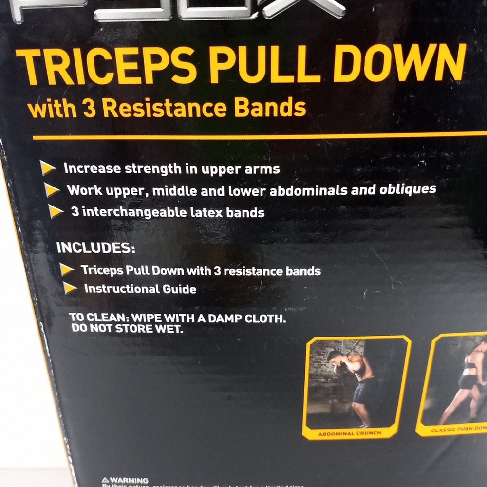 P90X Triceps Pull Down Resistance Bands Beachbody