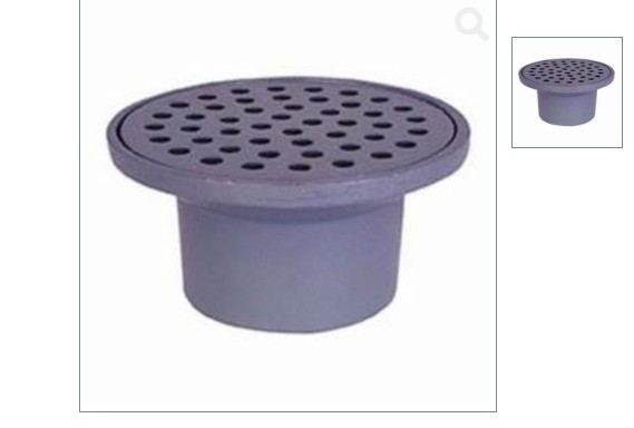 3 in floor drain cast iron