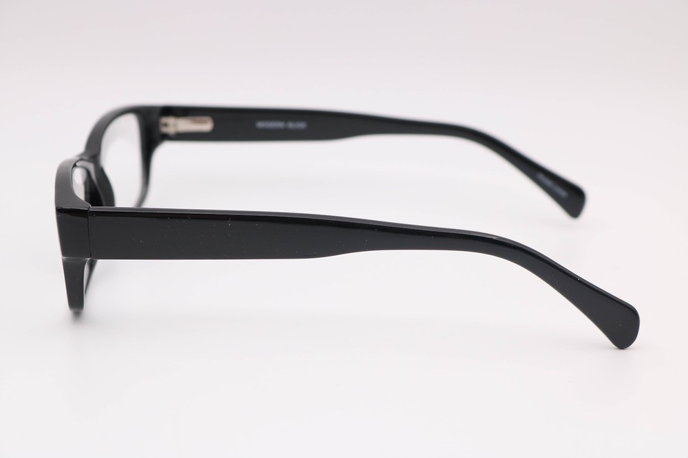 Modern Optical Slick Black Rectangle Eyeglasses Frames 51-17-140