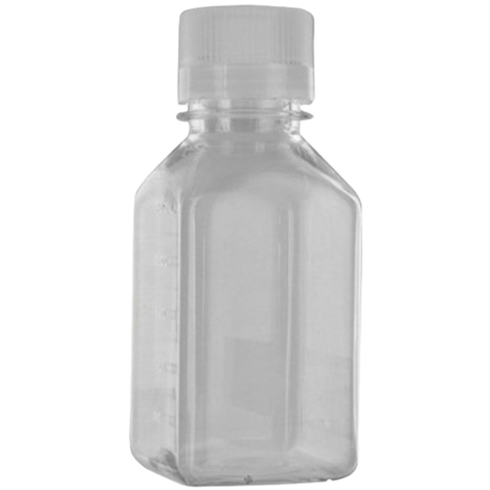 Nalgene Transparent Lexan Polycarbonate Square Storage Bottle - Clear