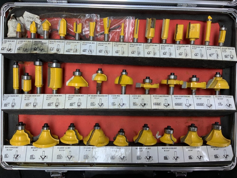 35 pcs Rotary Drill Bits Tools Cutter Set