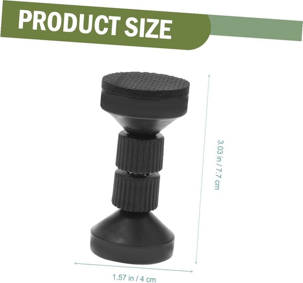 4pcs Adjustable Bed Frame Support Stoppers Bed Wall Stabilizer to Prevent Shake