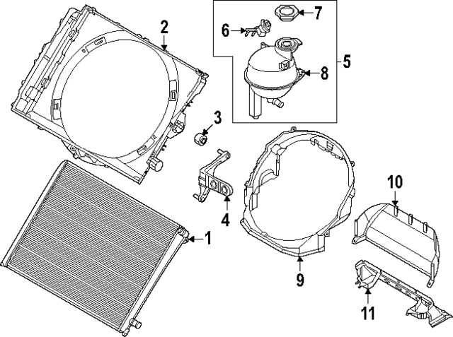 Genuine Audi Mount 85E-121-703