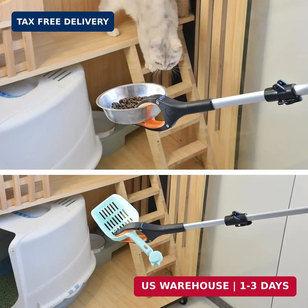 43" Extra Long Grabber Tool, Foldable Grabbers for Elderly Grab It Reaching Tool