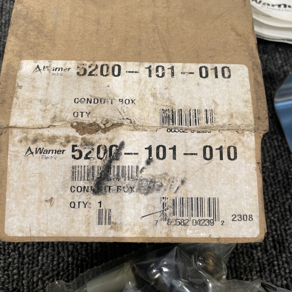 WARNER ELECTRIC CONDUIT BOX 5200-101-010