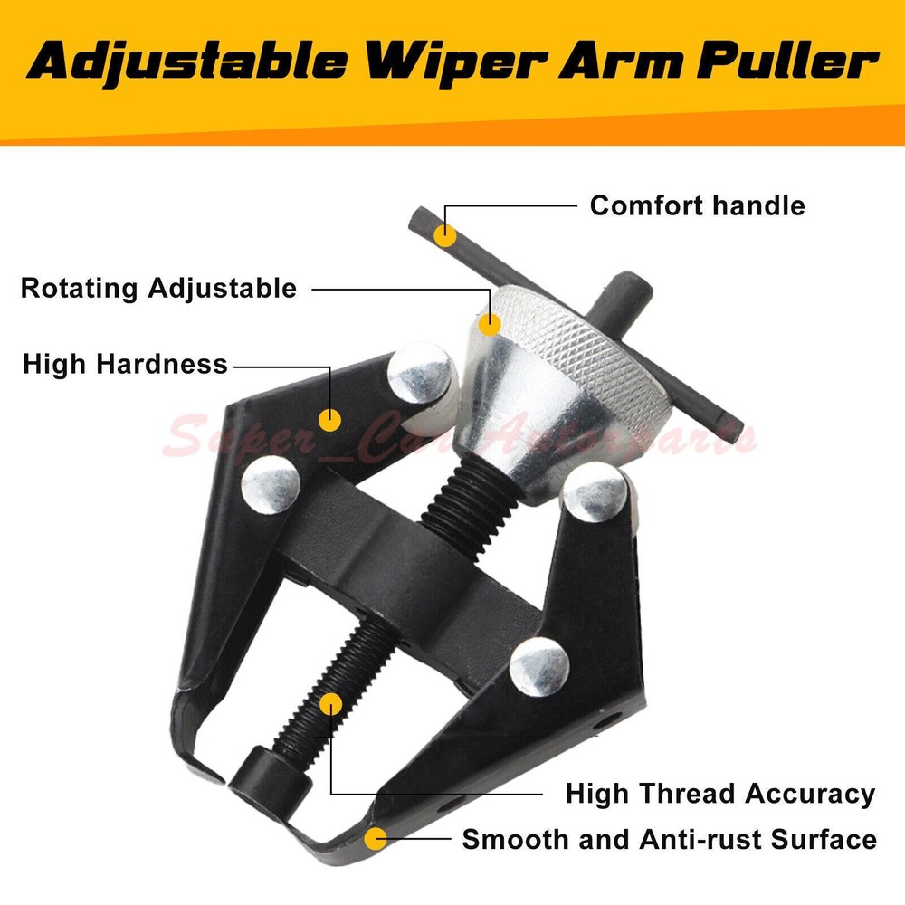 Battery Terminal and Wiper Arm Puller Tools, Windshield Wiper Arm Removal Tool