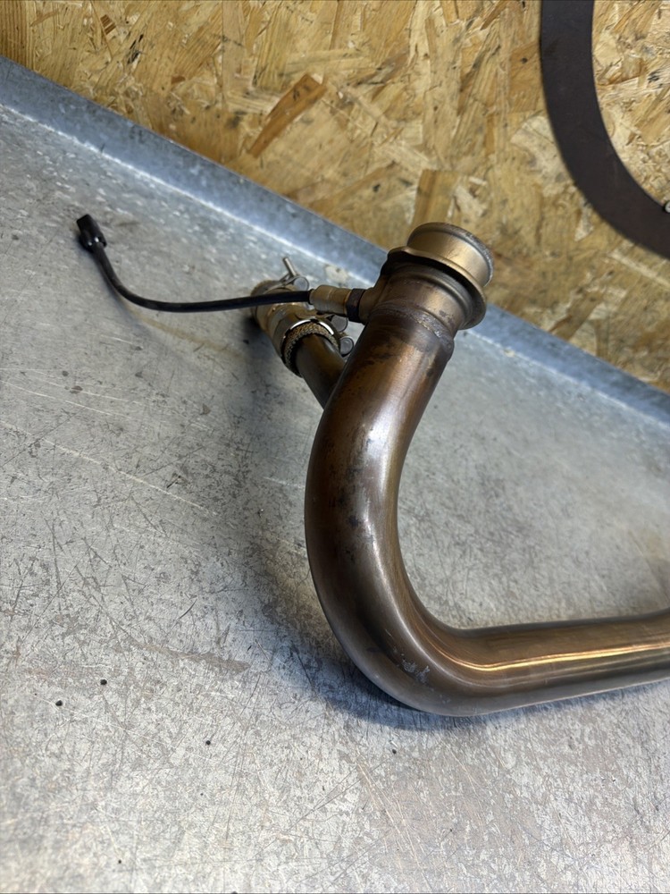 Triumph Thruxton 1200 R 2017 Left Header Pipe Down Pipe OE 7200 Miles Genuine