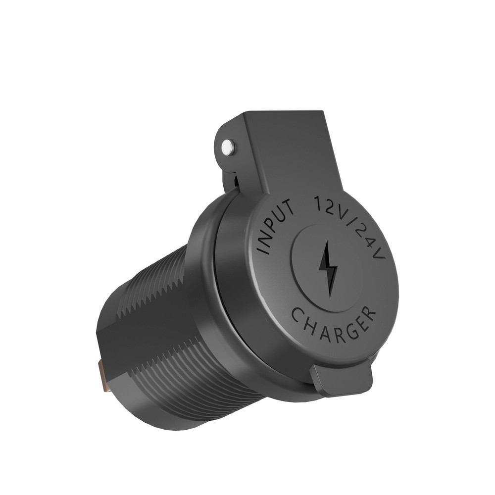 Quick Charger Car Cigarette Lighter Socket Dual USB Type-C Port Charging Power