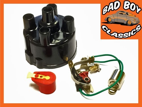 MG Midget 1500 LUCAS 45D Distributor Points Service Kit With RED ROTOR