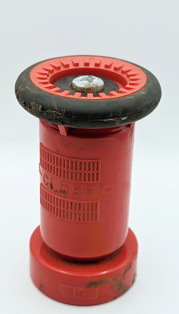 Beco Model 15 Fire Hose Nozzle Plastic Red Black Firefighting Fire Protection