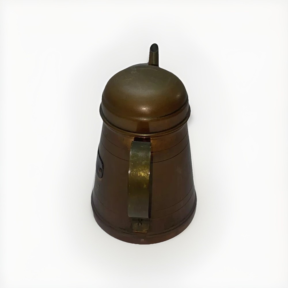 Vintage Copper Olive Oil Can