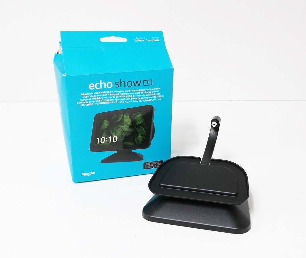 Amazon Echo Show 8 (3rd Gen) Adjustable Stand with USB-C Charging Port