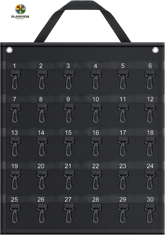 Rollable Key Case 30 Keys Roll up Key Case Organizer for Professionals Flexible
