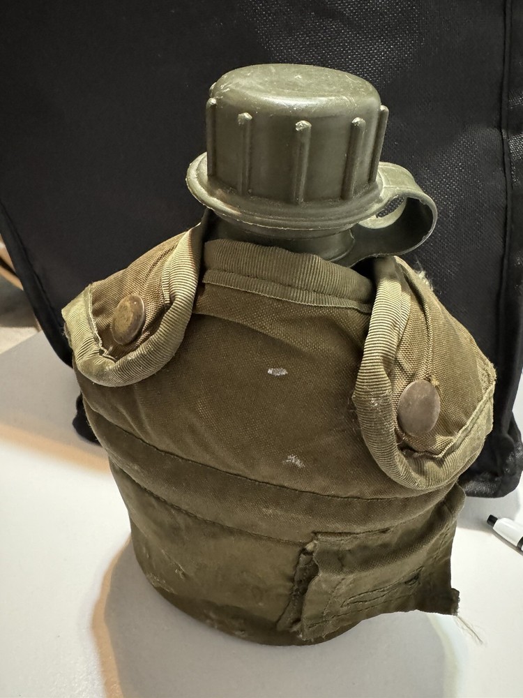 vintage military canteen