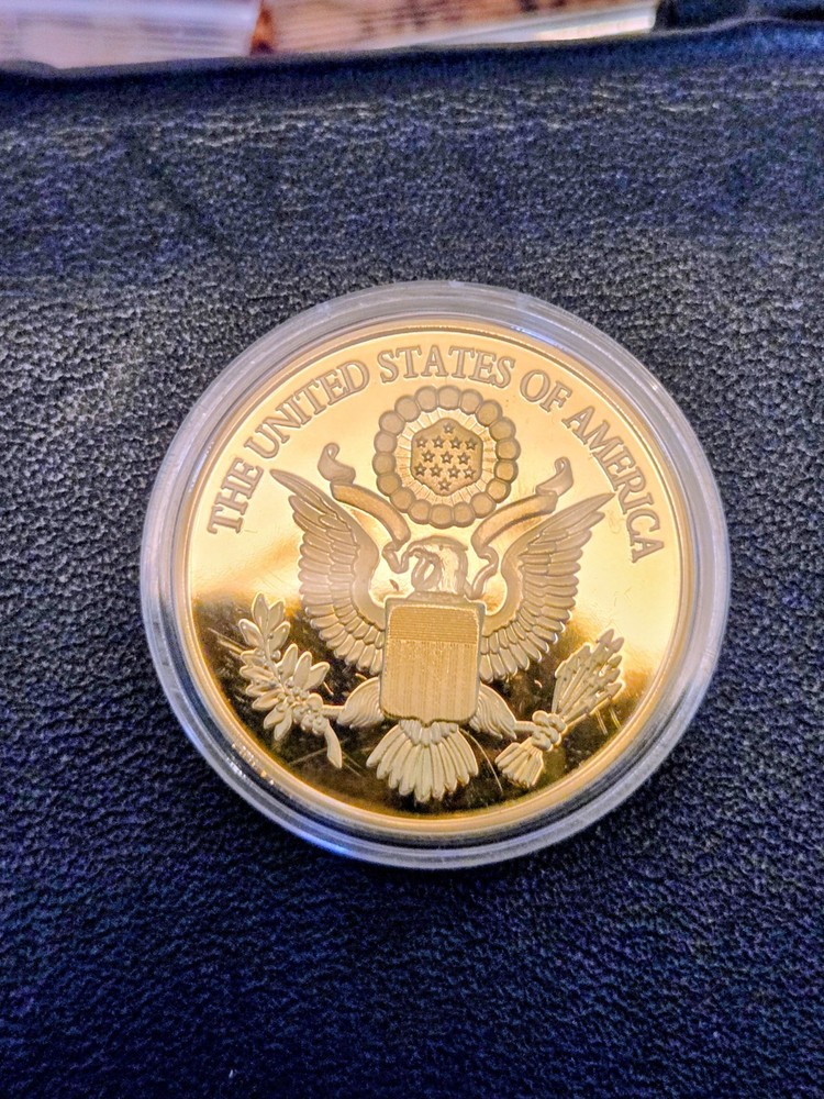 uncirculated American Eagle 24k gold clad